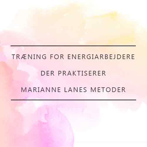 Træning for energiarbejdere der praktiserer Marianne Lanes metoder - 18/8