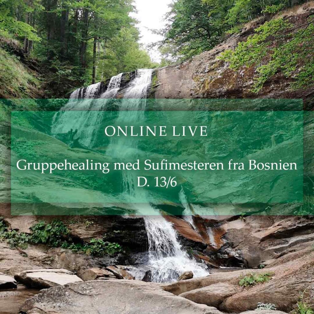 Online Live - Gruppehealing med Sufimesteren fra Bosnien - D. 13/6 - 30€